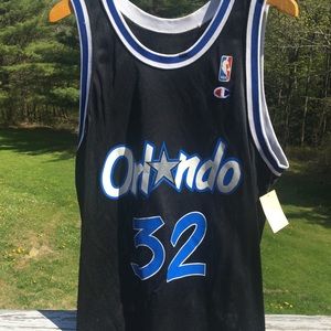 Vintage Shaquille O’Neal Champion Jersey.
